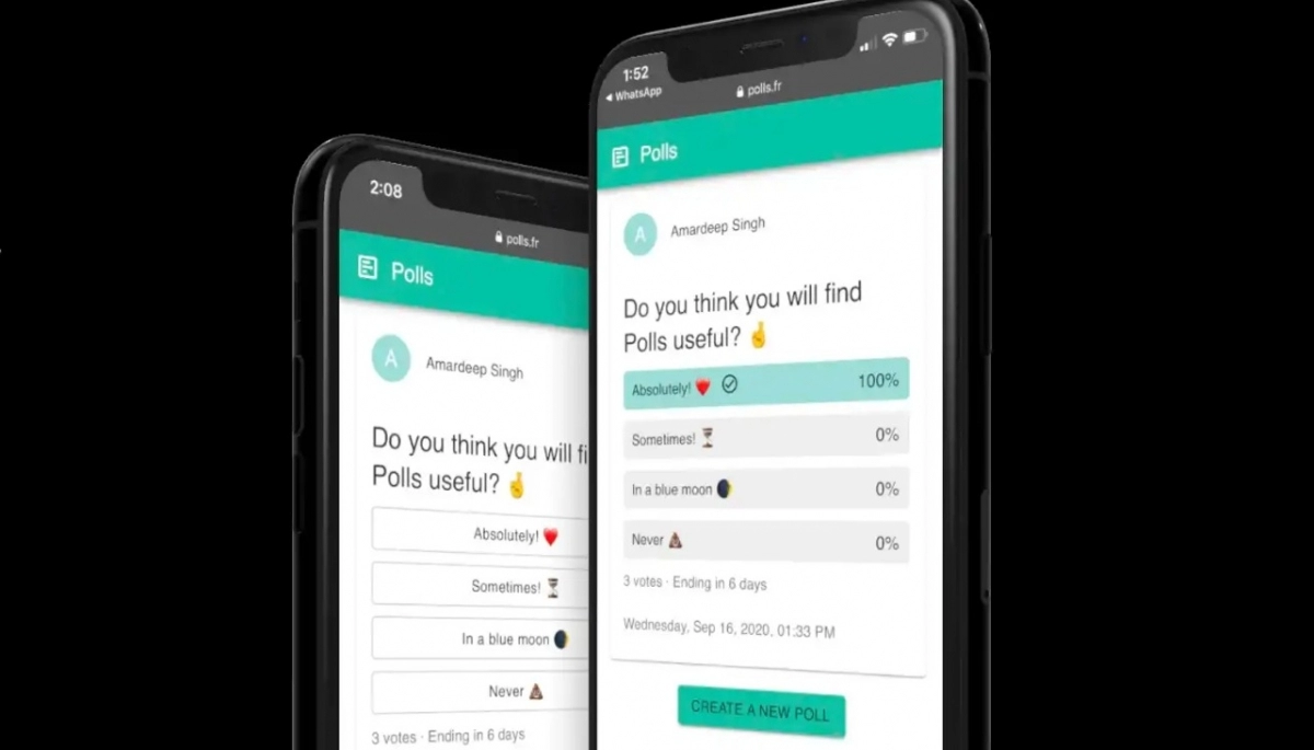 Llegaron las encuestas a WhatsApp: cómo y con quiénes se pueden hacer