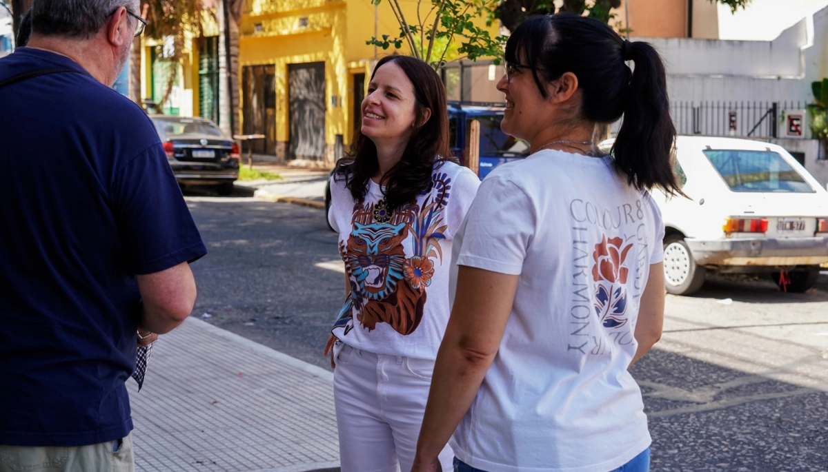 Soledad Martínez recorrió las obras del plan de mejoras en espacios públicos de Munro