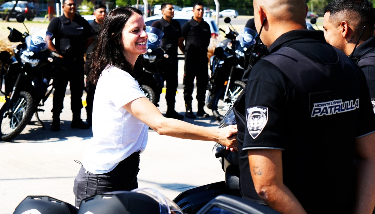 Para mejorar la seguridad de la ciudad, Soledad Martínez lanzó nueva patrulla motorizada