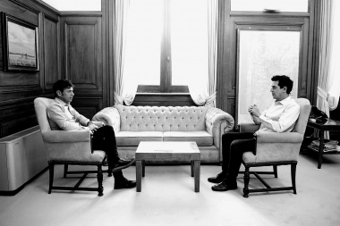 Cumbre política-electoral entre Wado de Pedro y Kicillof