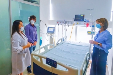 Junto a la diputada Aparicio, Andreotti recorrió las nuevas instalaciones del hospital municipal