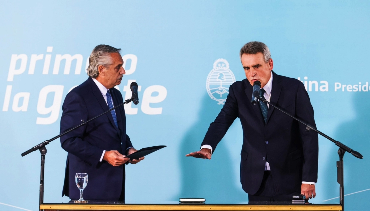 Agustín Rossi juró frente a Alberto Fernández y asumió como nuevo Jefe de Gabinete