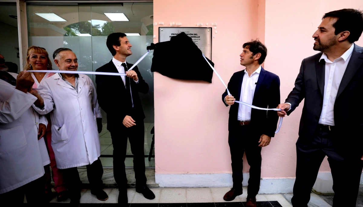 Kicillof junto a Mantegazza y Kreplak, presentó la provincialización del Hospital Ramon Carrillo