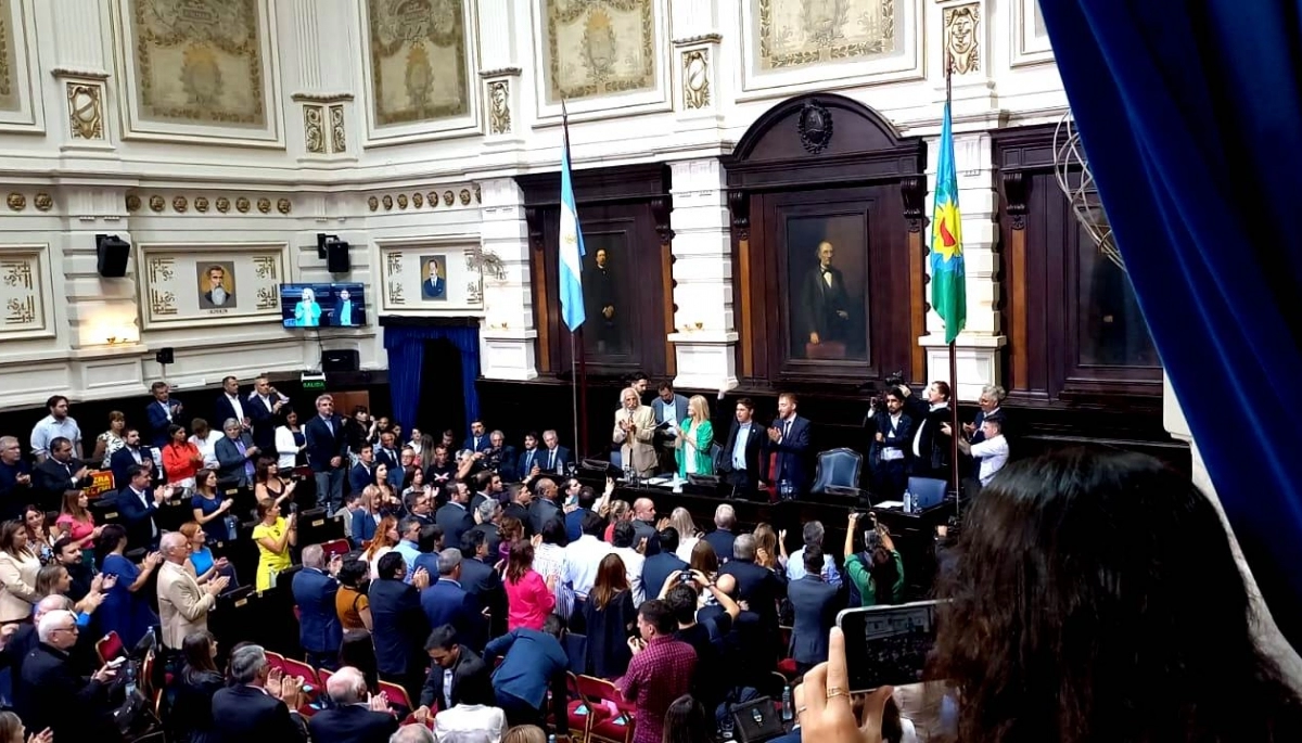 Así ingresó Kicillof para dar su discurso de Apertura de Sesiones en la Legislatura