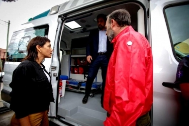 Mayra Mendoza y Kreplak presentaron las obras del Centro de Rehabilitación Infantil de Ezpeleta