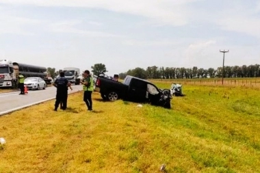 El hijo de Ramón Díaz chocó de frente con su camioneta: falleció su pareja y el otro conductor