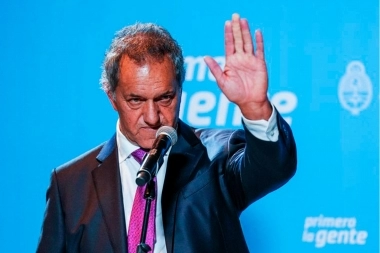 Scioli, con clamor popular: "Yo no fui a buscar ninguna candidatura, la gente vino a buscarme"