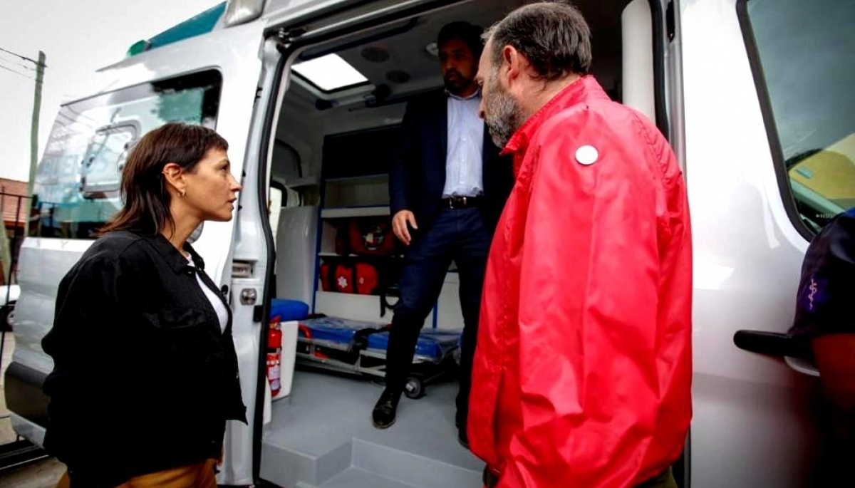 Mayra Mendoza y Kreplak presentaron las obras del Centro de Rehabilitación Infantil de Ezpeleta