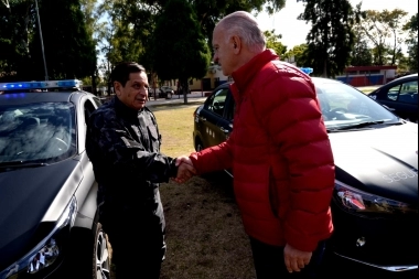 Lanús sumó diez nuevos móviles para la Fuerza de Seguridad municipal