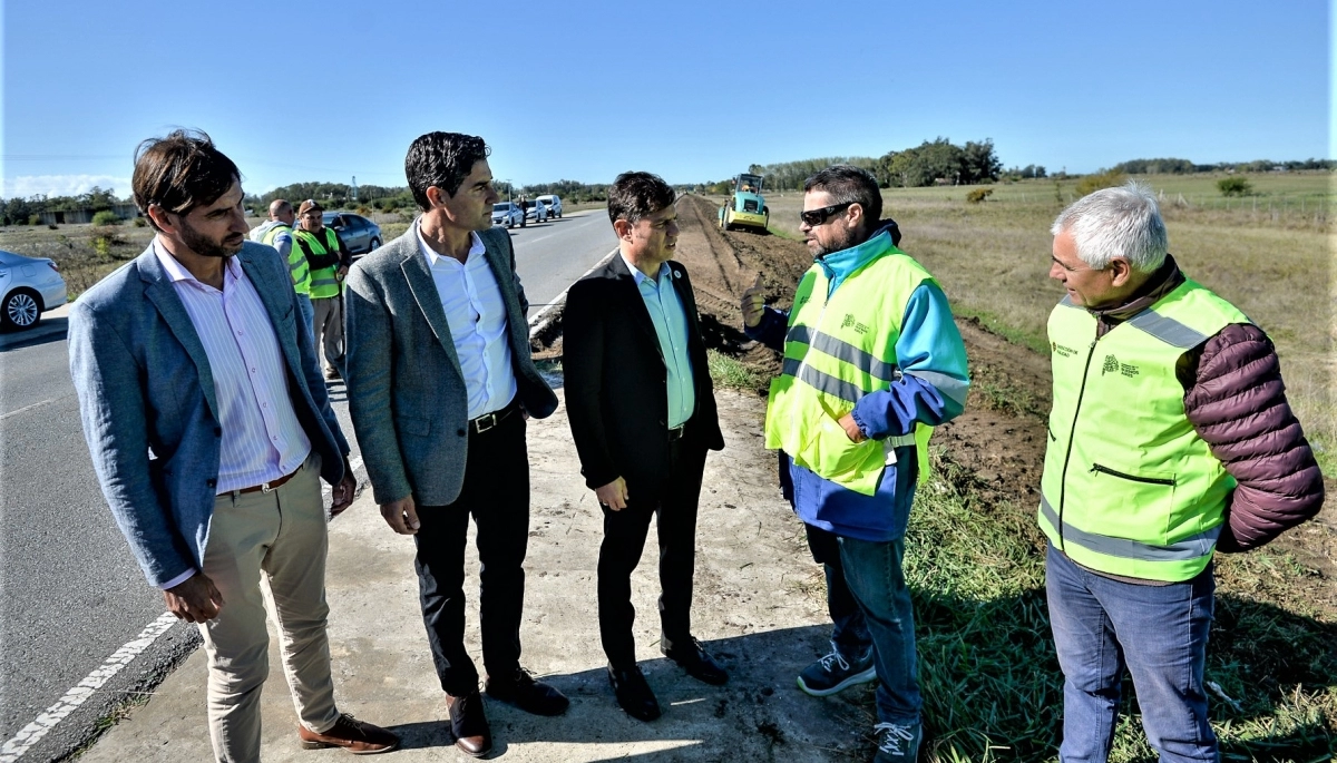 Kicillof inauguró el primer Centro Universitario de Punta Indio e inició obras de pavimentación
