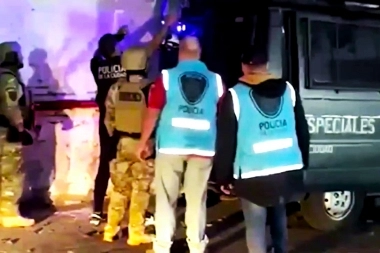 Amenazó de muerte a su pareja, lo allanaron y se desbarató una "pyme" de narcomenudeo