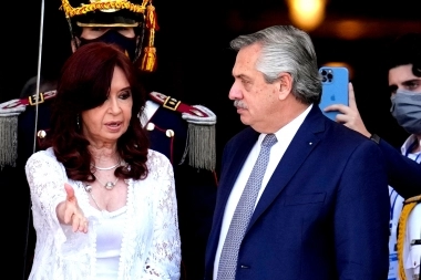 Después del anuncio de Alberto, Cristina envió un audio a Wado de Pedro: "A seguir trabajando”