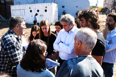 Funcionarios de CABA supervisaron las obras en el Barrio Rodrigo Bueno