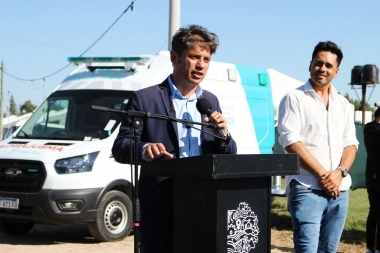 En la segunda Sección Electoral Kicillof visitó a Iván Villagrán de Carmen de Areco