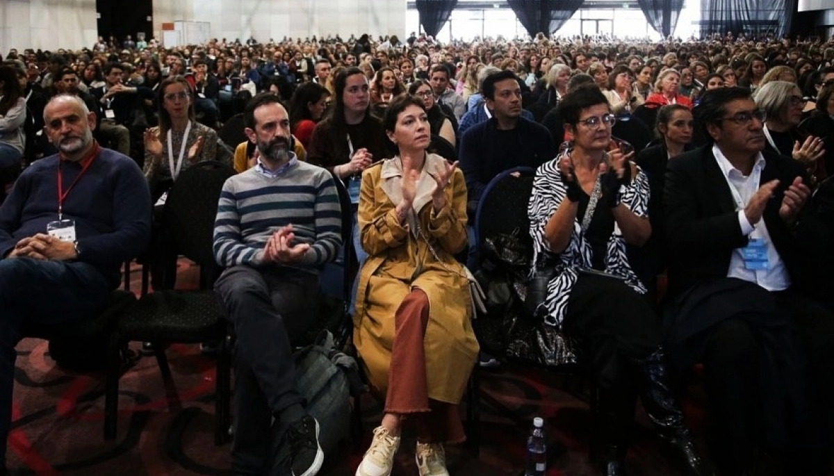 Mayra Mendoza estuvo presente en el Encuentro Nacional de Bibliotecas Populares