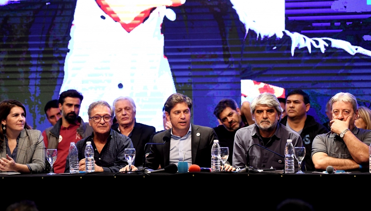 Kicillof encabezó acto con un sindicato y prometió “ganar las próximas elecciones”