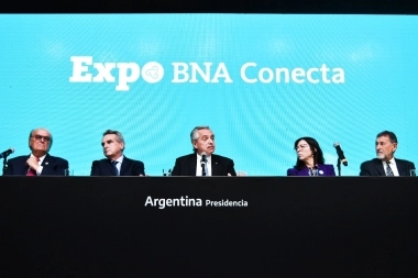 Alberto participó de la presentación de la Expo del BNA con Batakis, Rossi y Scioli