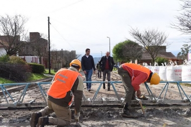 Mosca visitó la Quinta Sección y destacó: "Hoy no hay un solo distrito de la Provincia sin obras"