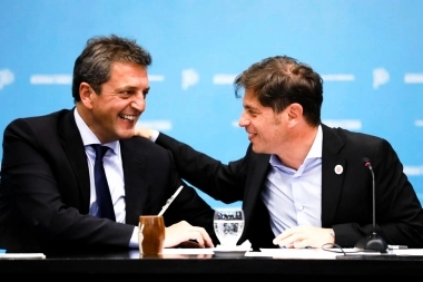 Después del encuentro con Wado, Massa se reunió y mostró junto a Kicillof