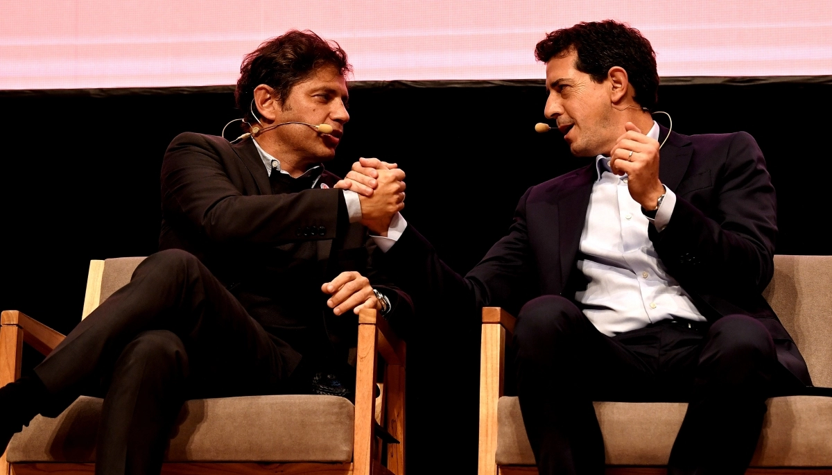 No fue en La Plata, pero sí en el CCK: Kicillof y Wado tuvieron su foto postergada