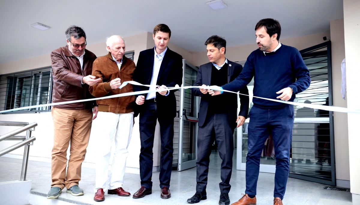 Kicillof avanza en su agenda y visitó Leandro N. Alem junto a Kreplak y Ferraris