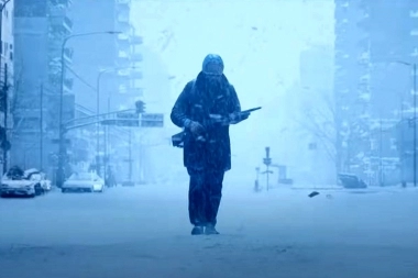 Con nieve y camiones militares, se filtraron imágenes del rodaje de “El Eternauta”