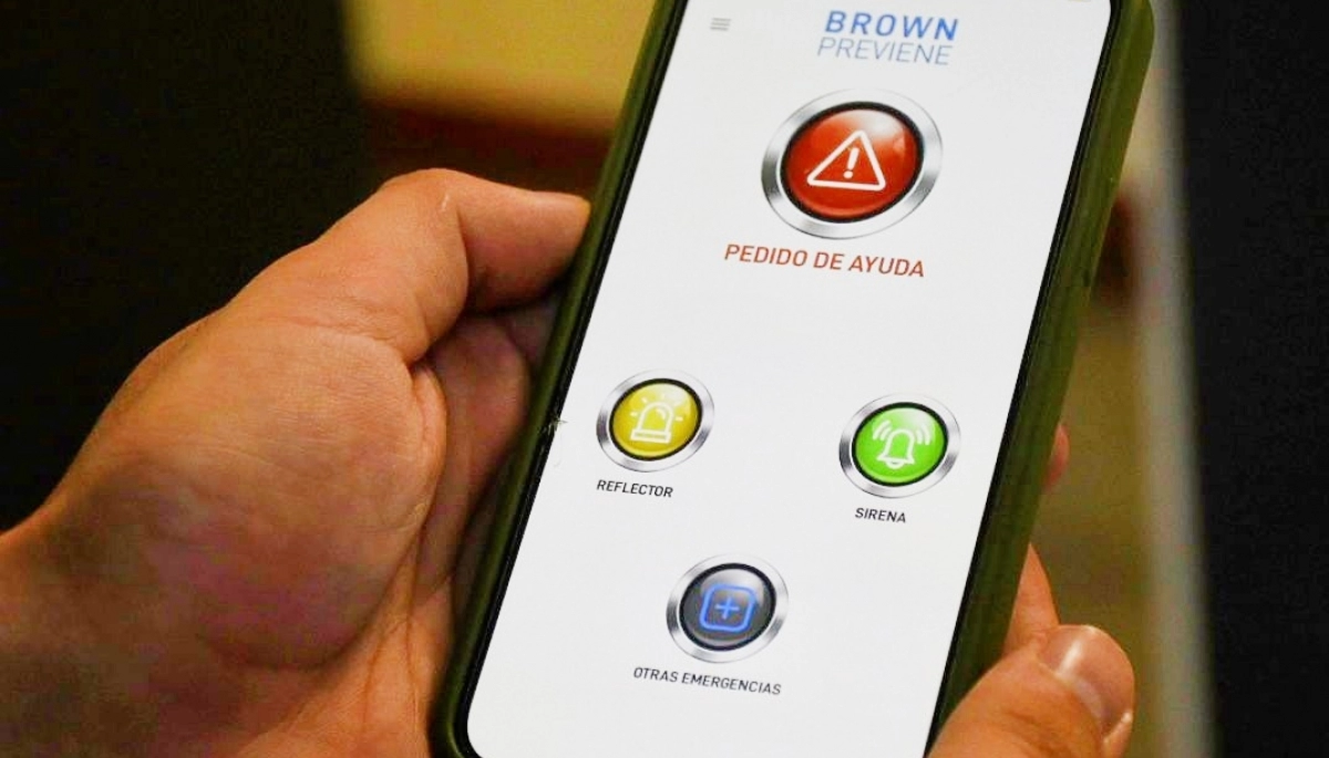 Para mayor seguridad de sus vecinos, Almirante Brown lanzó su app “Brown Previene”