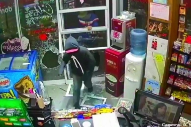 Sigue la ola de inseguridad en La Plata: cuatro delincuentes arrasaron con un kiosco en pleno centro