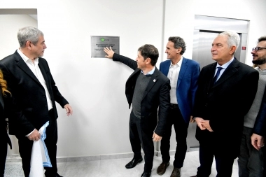 Junto a Alak y Ferraresi, Kicillof presentó remodelaciones en el Polo Judicial de Avellaneda-Lanús