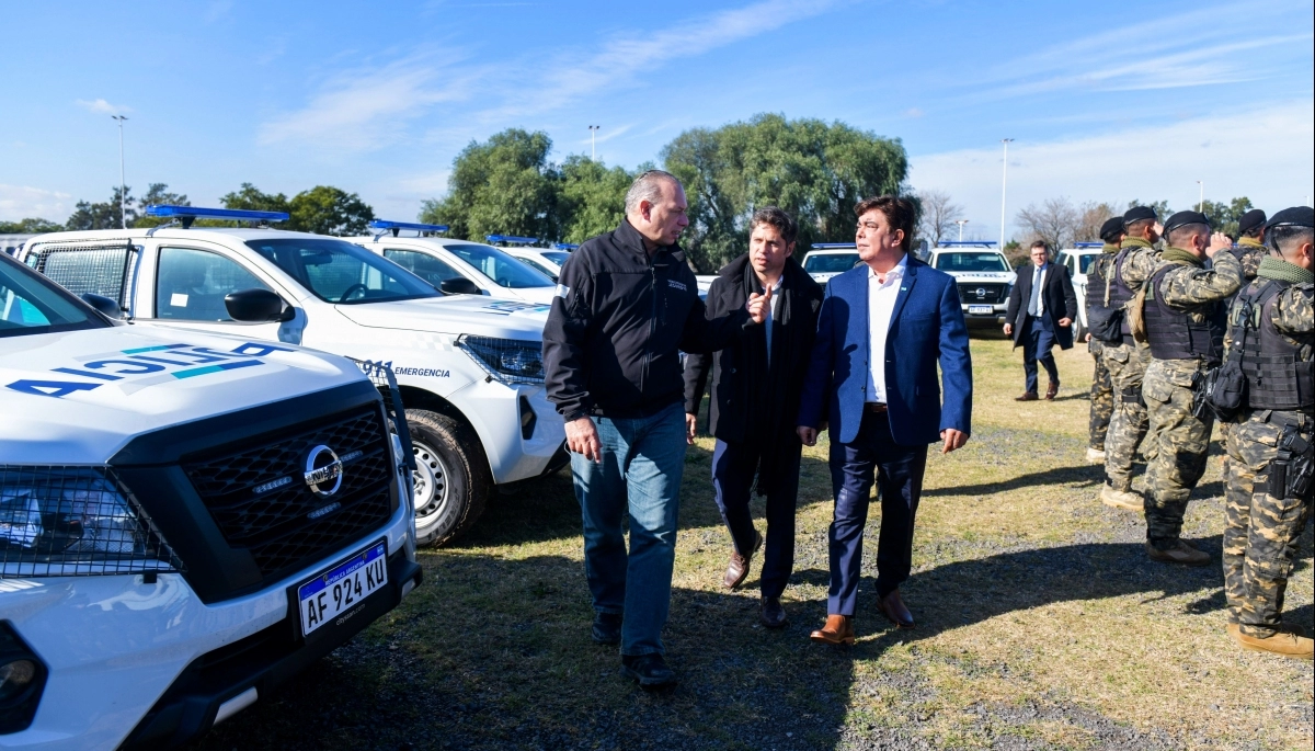 Kicillof visitó La Matanza y entregó patrulleros: “Todo este esfuerzo nos ha permitido reducir el delito”