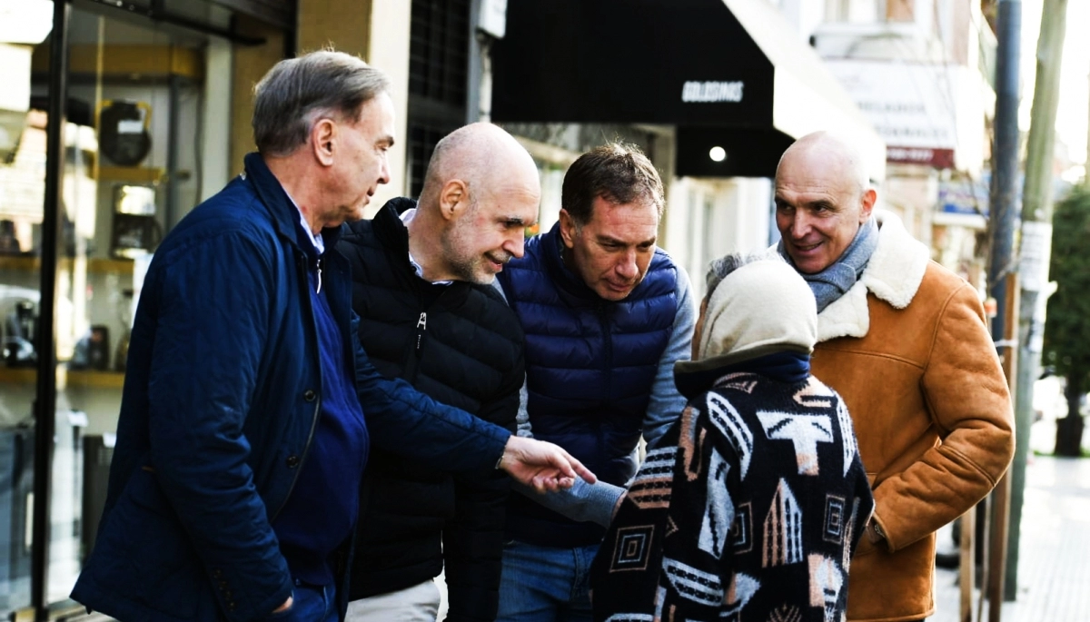 En recorrida por Vicente López, Larreta criticó el conflicto de transporte: “Es no pensar en la gente”