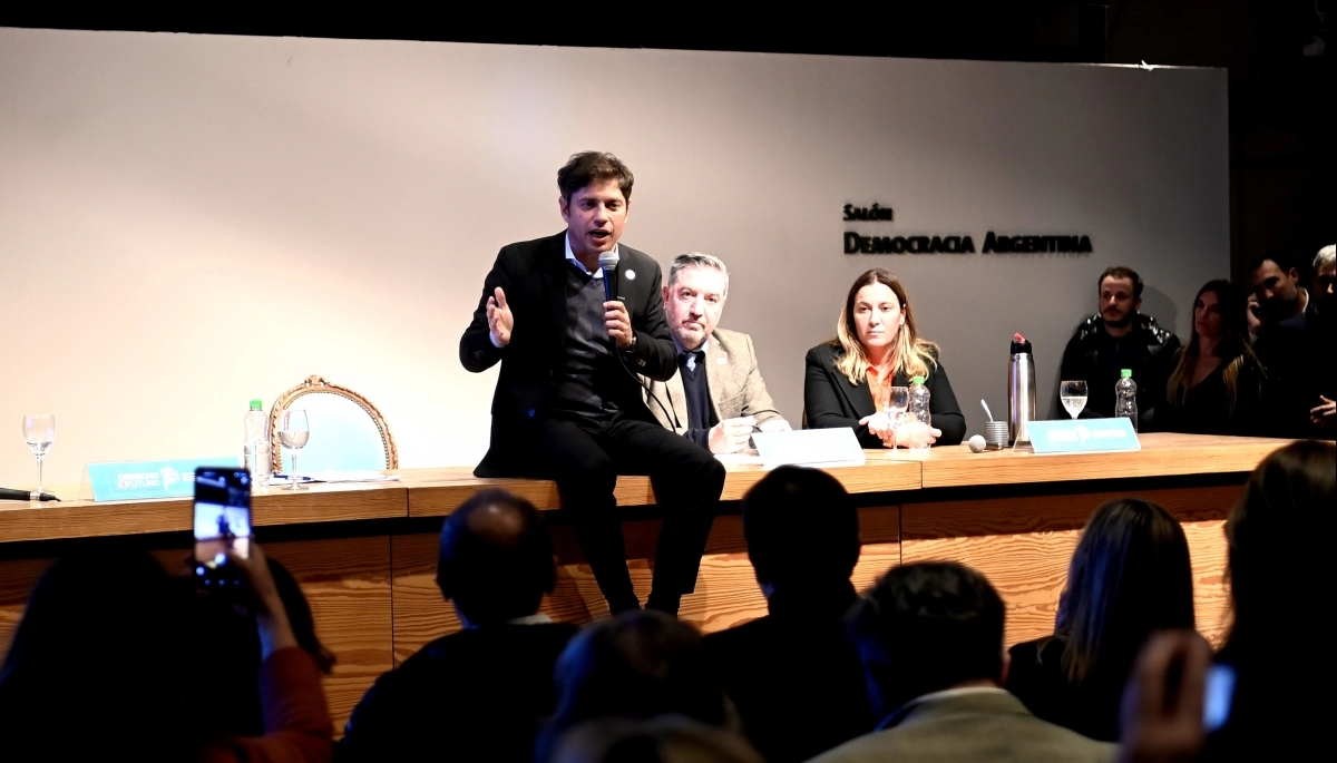 Kicillof visitó Junín y aseguró que la oposición pretende “generar un retroceso muy grande”