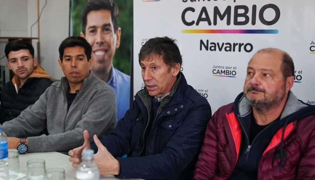 Gustavo Posse visitó Navarro y acompañó la candidatura de Horacio Rodríguez