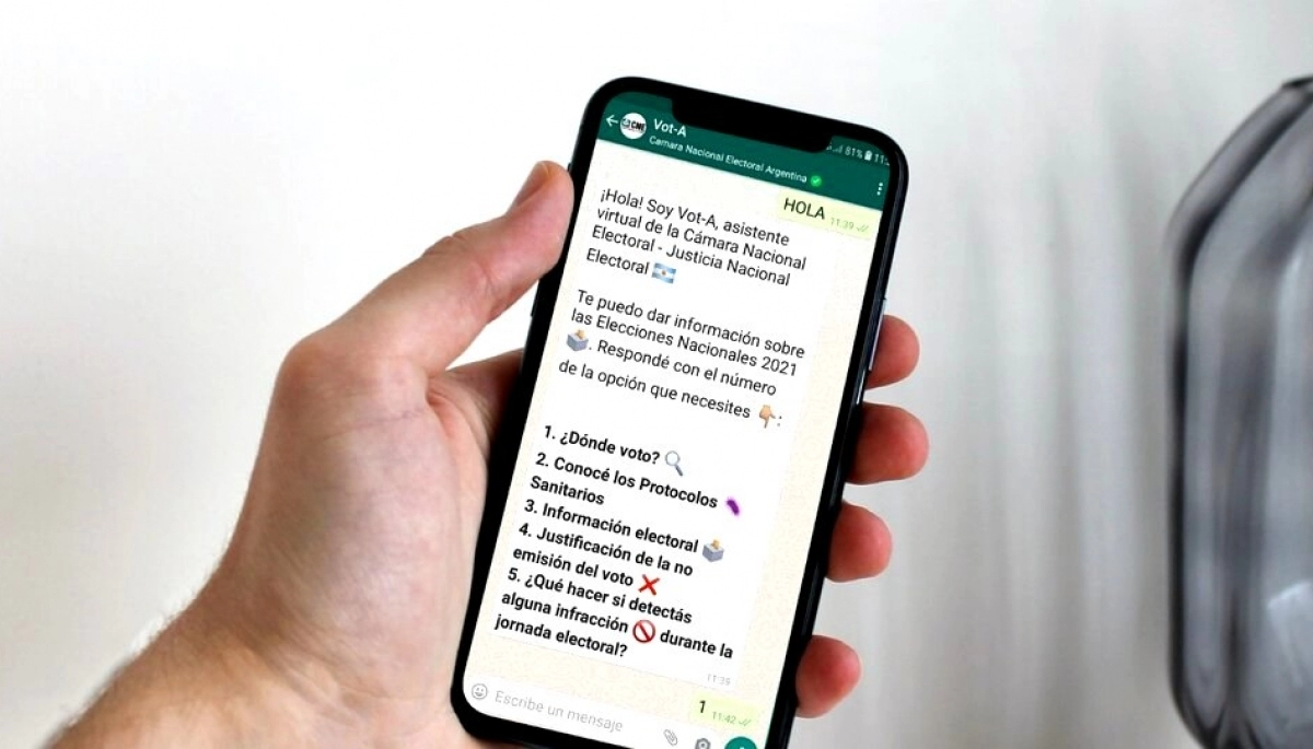 Qué es Vot-A, el chatbot oficial que estará presente en las próximas elecciones