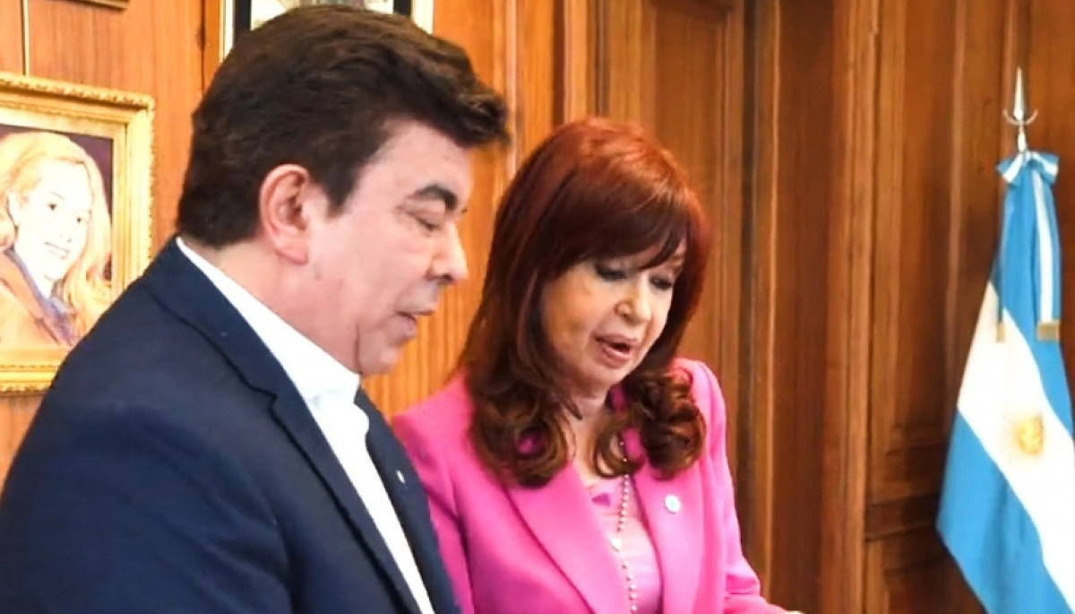 Interna matancera: tras la foto Massa-Cubría, Cristina recibió a Espinoza en su despacho