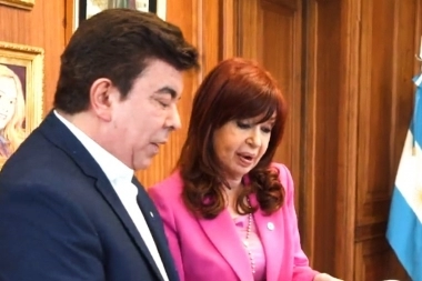 Interna matancera: tras la foto Massa-Cubría, Cristina recibió a Espinoza en su despacho