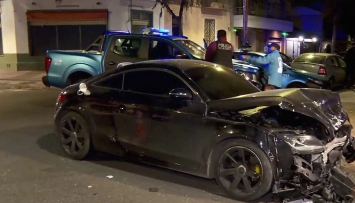 Atropelló a motoquero, habría intentado fugar y a dos cuadras casi mata a una familia