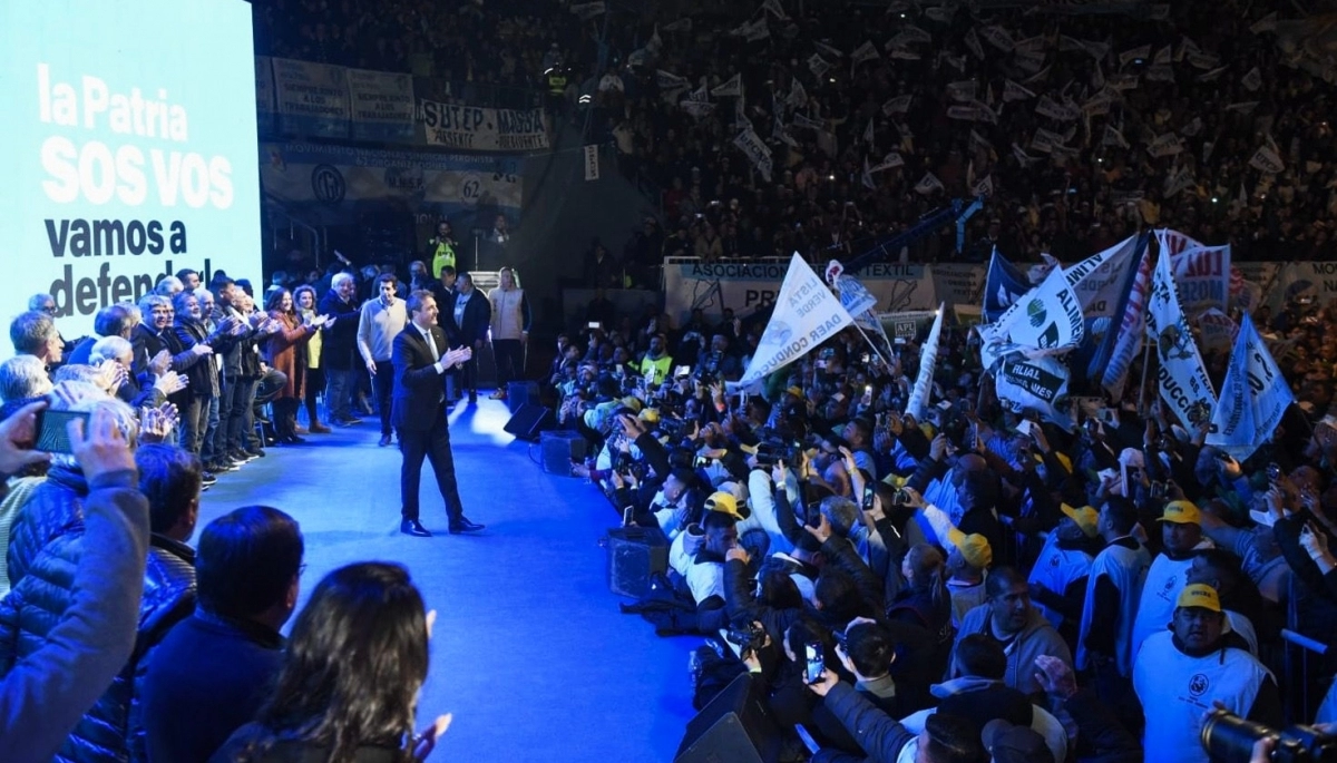 Con el apoyo de la CGT en su figura, Massa vaticinó que “será el Presidente de los trabajadores”