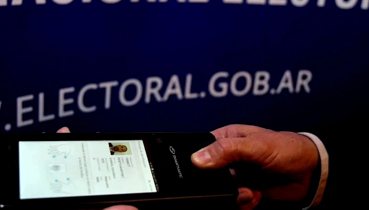 En estas PASO, la Provincia participa del plan piloto de voto con huella dactilar