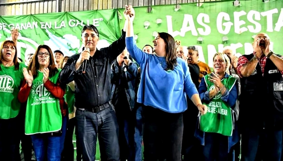 Con una aplastante victoria, Arévalo ganó las elecciones y quedó al frente de ATE Provincia