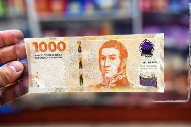 Comenzaron a circular: el Banco Central confirmó al nuevo billete de $1000 con la cara de San Martín