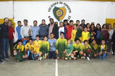 Almirante Brown: Cascallares destacó la puesta en valor de la sociedad de fomento Barrio San José