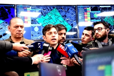 Para Kicillof, hubo una “campaña” y “preparación” detrás de los saqueos en el Conurbano