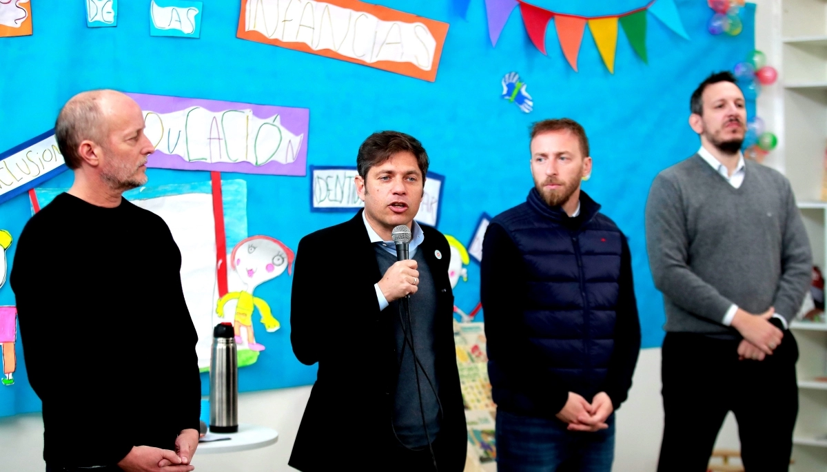 Kicillof junto a Insaurralde y Otermin en Lomas: “Cristina es la que hoy conduce al peronismo”