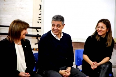 Patricia Bullrich acompañó a Jorge Macri en un encuentro con jóvenes porteños
