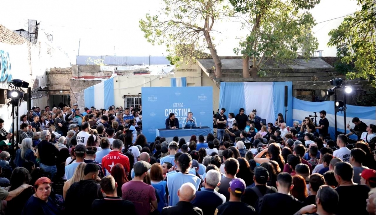 En Avellaneda, Máximo salió al respaldo de Massa y Kicillof: “Vamos a ganar la Provincia y la Argentina”