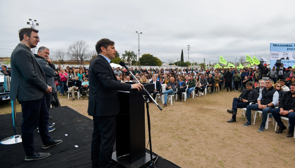 En Ramallo, Kicillof celebró que Cuenta DNI “sea la primera billetera digital que reintegre el IVA”