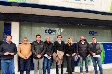 Contra la inseguridad, las cámaras comerciales platenses firman un convenio de seguridad