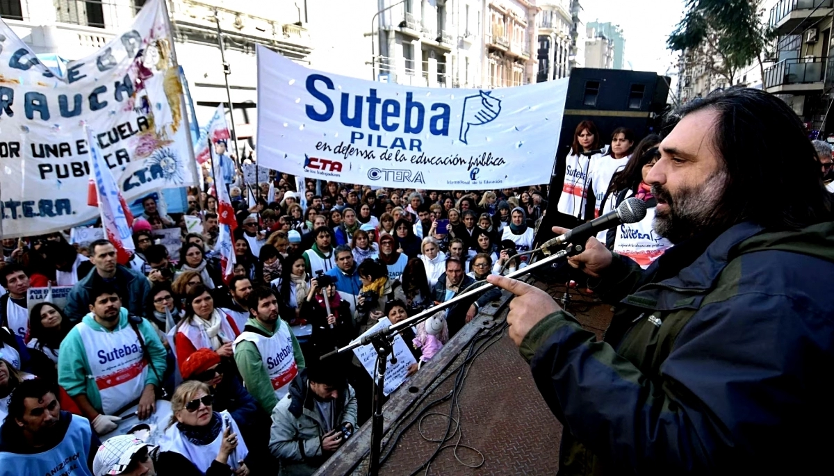 Grindetti habló de "intervenir" Suteba y el gremio respondió: "Amenazan desde discursos de odio"