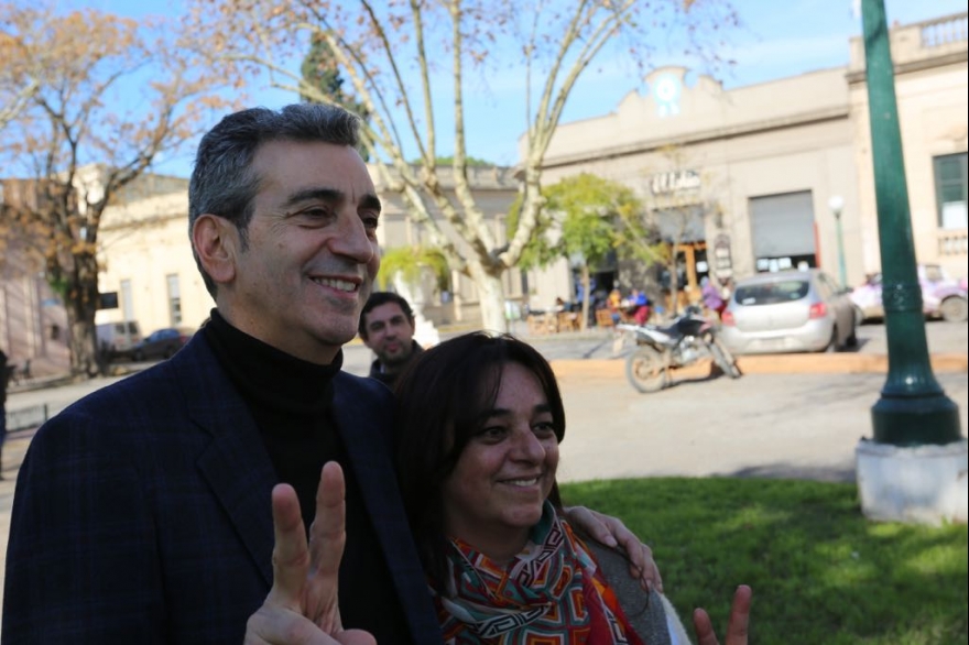 Randazzo recorrió distintos distritos del Interior y cuestionó el “enfriamiento de la economía”